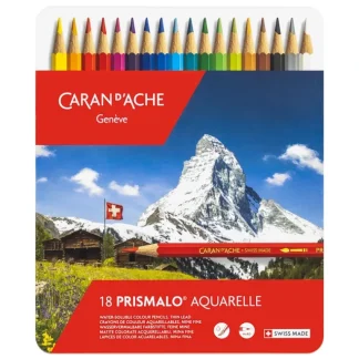 Caran d'Ache Prismalo Aquarelle Pencils - Set of 18 - Little Painter Art | Exploring the Endless Possibilities of Art Store