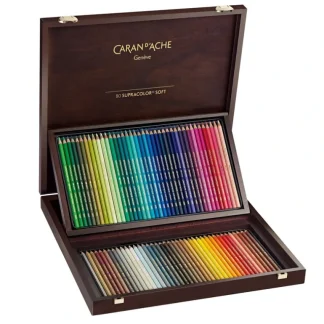Caran d'Ache Supracolor Pencils - Wooden Box Set of 80 - Little Painter Art | Exploring the Endless Possibilities of Art Hot