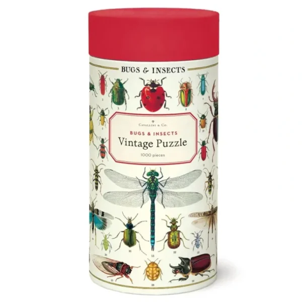 Cavallini 1000pc Vinatge Puzzle - Bugs & Insects - Little Painter Art | Exploring the Endless Possibilities of Art Discount