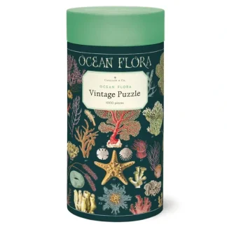 Cavallini 1000pc Vinatge Puzzle - Ocean Flora - Little Painter Art | Exploring the Endless Possibilities of Art Hot