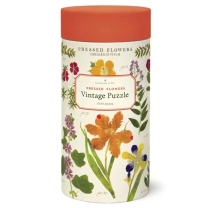 Cavallini 1000pc Vinatge Puzzle - Pressed Flowers - Little Painter Art | Exploring the Endless Possibilities of Art New