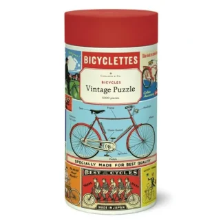 Cavallini 1000pc Vintage Puzzle - Bicycles - Little Painter Art | Exploring the Endless Possibilities of Art Cheap