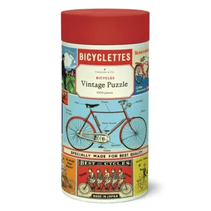 Cavallini 1000pc Vintage Puzzle - Bicycles - Little Painter Art | Exploring the Endless Possibilities of Art Cheap