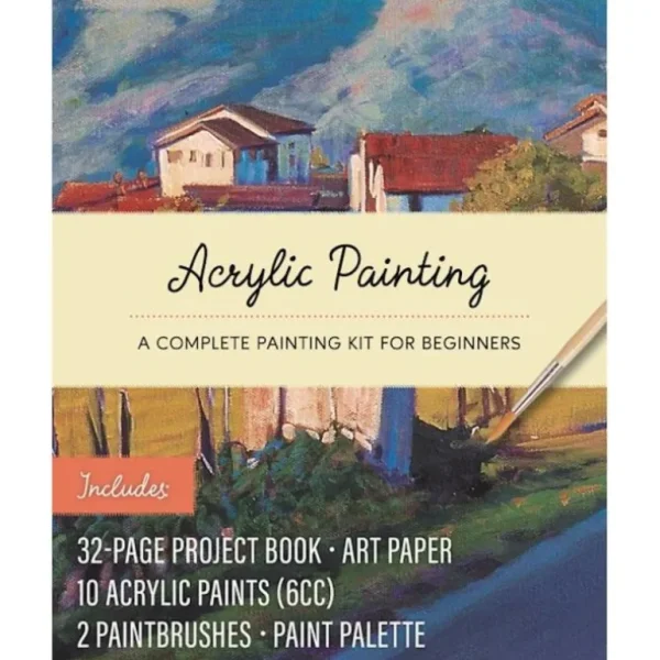 Chartwell Books Acrylic Painting Kit - Little Painter Art | Exploring the Endless Possibilities of Art Fashion
