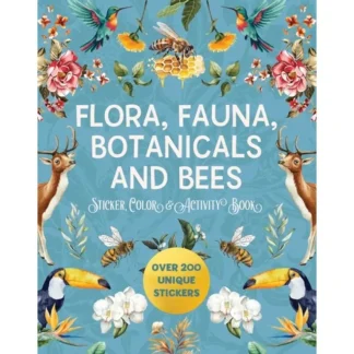 Chartwell Books Sticker Book - Flora, Fauna, Botanicals, & Bees - Little Painter Art | Exploring the Endless Possibilities of Art Fashion