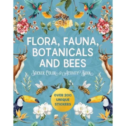 Chartwell Books Sticker Book - Flora, Fauna, Botanicals, & Bees - Little Painter Art | Exploring the Endless Possibilities of Art Fashion
