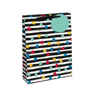 Clairefontaine Medium Gift Bag - Stripes and Spots - Little Painter Art | Exploring the Endless Possibilities of Art Hot