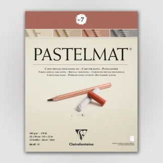 Clairefontaine Pastelmat N7 360g 24x30 12 sheets - Little Painter Art | Exploring the Endless Possibilities of Art Online