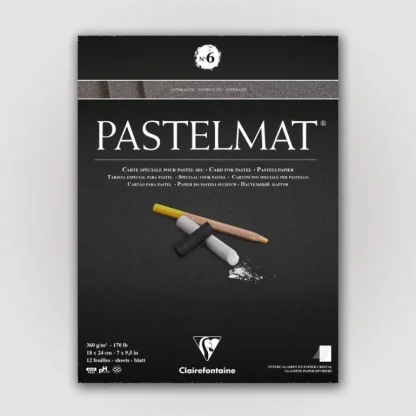 Clairefontaine Pastelmat N6 360g 18x24 antr 12 sheets - Little Painter Art | Exploring the Endless Possibilities of Art Best Sale