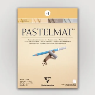 Clairefontaine Pastelmat N1 360g 18x24 ass 12 sheets - Little Painter Art | Exploring the Endless Possibilities of Art Best Sale