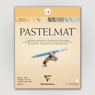 Clairefontaine Pastelmat N1 360g 24x30 ass 12 sheets - Little Painter Art | Exploring the Endless Possibilities of Art Clearance