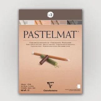 Clairefontaine Pastelmat N2 360g 18x24 ass 12 sheets - Little Painter Art | Exploring the Endless Possibilities of Art Clearance