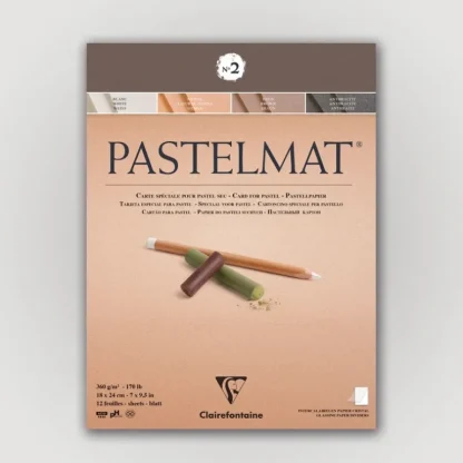 Clairefontaine Pastelmat N2 360g 18x24 ass 12 sheets - Little Painter Art | Exploring the Endless Possibilities of Art Clearance