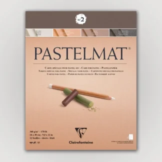 Clairefontaine Pastelmat N2 360g 24x30 ass 12 sheets - Little Painter Art | Exploring the Endless Possibilities of Art Clearance