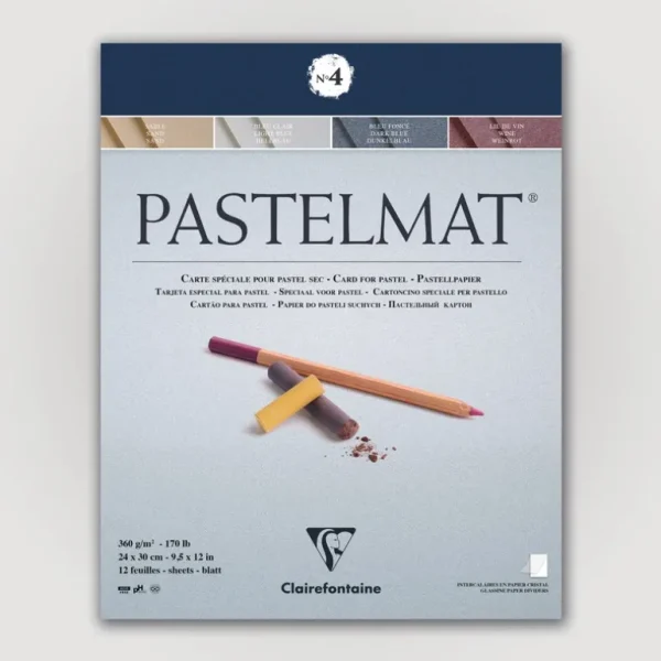 Clairefontaine Pastelmat N4 360g 24x30 ass 12 sheets - Little Painter Art | Exploring the Endless Possibilities of Art Online