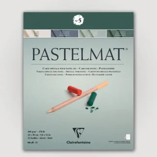 Clairefontaine Pastelmat N5 360g 24x30 groen 12 sheets - Little Painter Art | Exploring the Endless Possibilities of Art Online