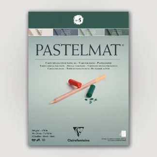 Clairefontaine Pastelmat N5 360g 18x24 groen 12 sheets - Little Painter Art | Exploring the Endless Possibilities of Art New