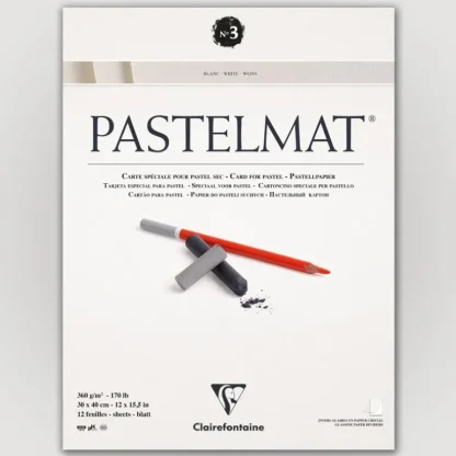 Clairefontaine Pastelmat N3 360g 30x40 wit 12 sheets - Little Painter Art | Exploring the Endless Possibilities of Art Fashion
