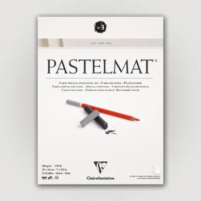 Clairefontaine Pastelmat N3 360g 18x24 wit 12 sheets - Little Painter Art | Exploring the Endless Possibilities of Art Hot