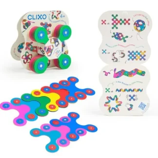Clixo Magnetic Toy - 9pc Tiny & Mighty - Little Painter Art | Exploring the Endless Possibilities of Art Flash Sale