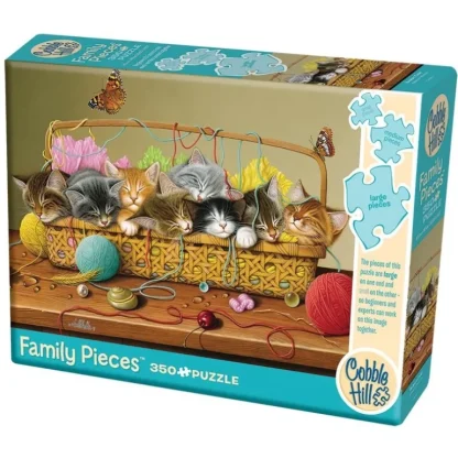 Cobble Hill 350pc Family Puzzle - Basket Case - Little Painter Art | Exploring the Endless Possibilities of Art Cheap