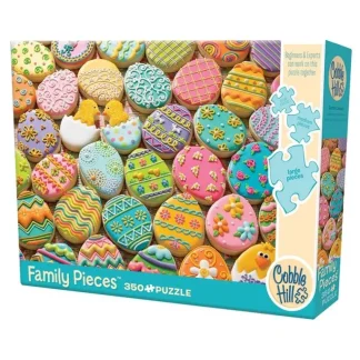 Cobble Hill 350pc Family Puzzle - Easter Cookies - Little Painter Art | Exploring the Endless Possibilities of Art Clearance