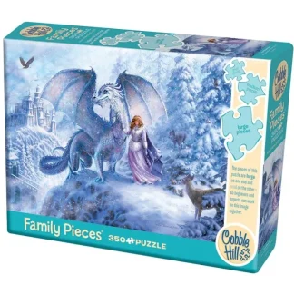 Cobble Hill 350pc Family Puzzle - Ice Dragon - Little Painter Art | Exploring the Endless Possibilities of Art Shop