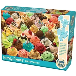 Cobble Hill 350pc Family Puzzle - More Ice Cream - Little Painter Art | Exploring the Endless Possibilities of Art Best Sale