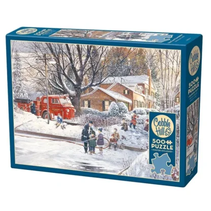 Cobble Hill 500pc Puzzle - Big Game Tomorrow - Little Painter Art | Exploring the Endless Possibilities of Art Fashion