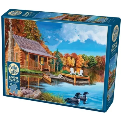 Cobble Hill 500pc Puzzle - Loon Lake - Little Painter Art | Exploring the Endless Possibilities of Art Store