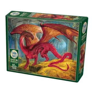 Cobble Hill 1000pc Puzzle - Red Dragon - Little Painter Art | Exploring the Endless Possibilities of Art Discount