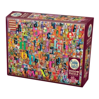 Cobble Hill 2000pc Puzzle - Shelley's ABCs - Little Painter Art | Exploring the Endless Possibilities of Art Fashion