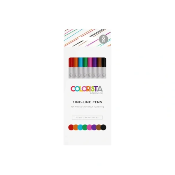 Colorista - Fine-Line Pen - Vivid Expressions 8pc - Little Painter Art | Exploring the Endless Possibilities of Art Best Sale