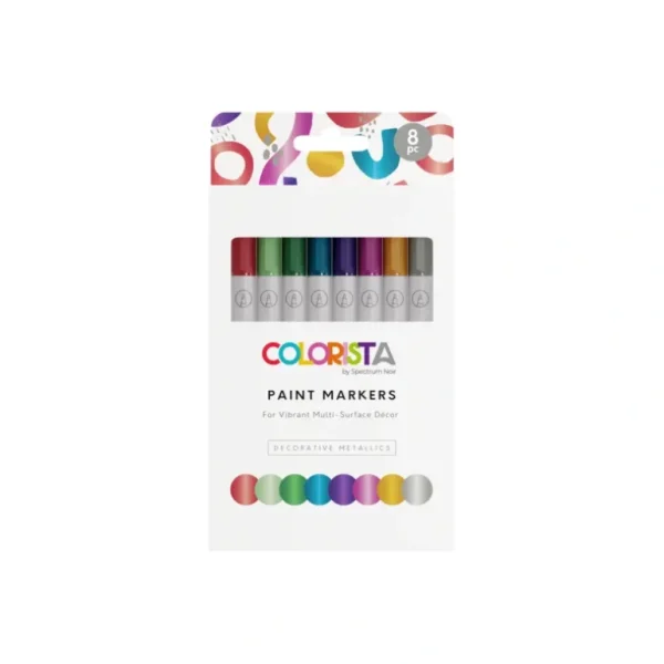 Colorista - Paint Marker - Decorative Metallics 8pc - Little Painter Art | Exploring the Endless Possibilities of Art Flash Sale