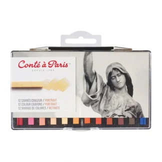 Conte a Paris Carres Portrait Crayons - Set of 12 - Little Painter Art | Exploring the Endless Possibilities of Art Hot
