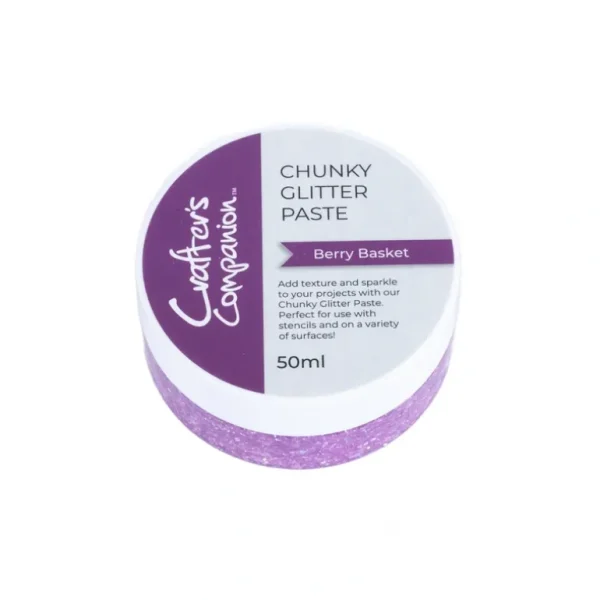 Crafter's Companion - Chunky Glitter Paste - Berry Basket - Little Painter Art | Exploring the Endless Possibilities of Art Online