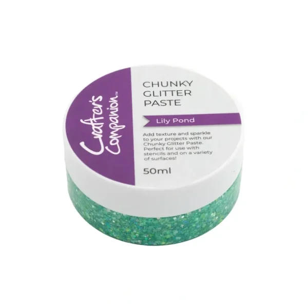 Crafter's Companion - Chunky Glitter Paste - Lily Pond - Little Painter Art | Exploring the Endless Possibilities of Art Shop