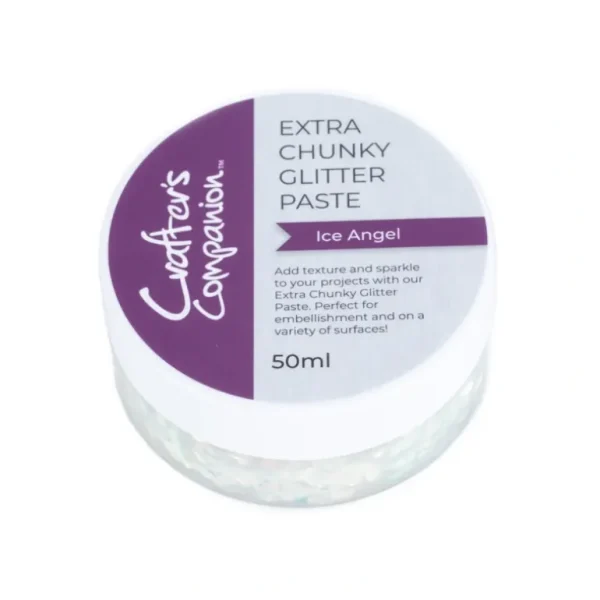 Crafter's Companion - Extra Chunky Glitter Paste - Ice Angel - Little Painter Art | Exploring the Endless Possibilities of Art Discount