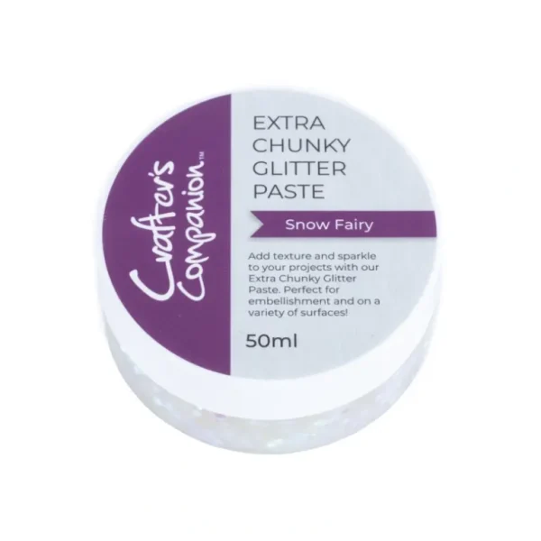 Crafter's Companion - Extra Chunky Glitter Paste - Snow Fairy - Little Painter Art | Exploring the Endless Possibilities of Art Clearance