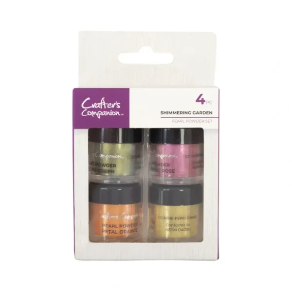 Crafter's Companion - Pearl Powder - Shimmering Garden 4pc - Little Painter Art | Exploring the Endless Possibilities of Art Store