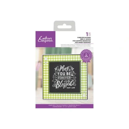 Crafter's Companion - Photopolymer Stamp - Forever Blessed - Little Painter Art | Exploring the Endless Possibilities of Art Fashion