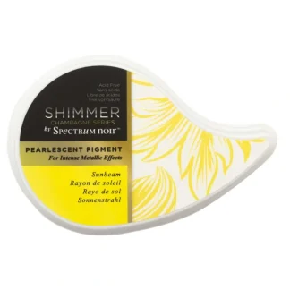 Crafter's Companion Champagne Shimmer Inkpad - Sunbeam - Little Painter Art | Exploring the Endless Possibilities of Art Fashion