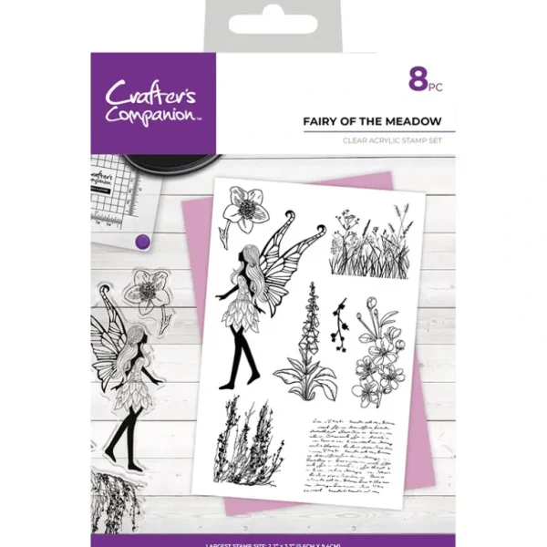 Crafter's Companion Clear Acrylic Stamp - Fairy of the Meadow - Little Painter Art | Exploring the Endless Possibilities of Art Shop