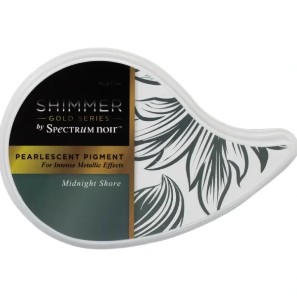 Crafter's Companion Gold Shimmer Inkpad - Midnight Shore - Little Painter Art | Exploring the Endless Possibilities of Art Cheap
