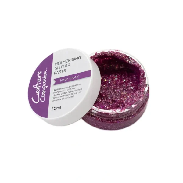 Crafter's Companion Mesmerising Glitter Paste - Moon Bloom - Little Painter Art | Exploring the Endless Possibilities of Art New