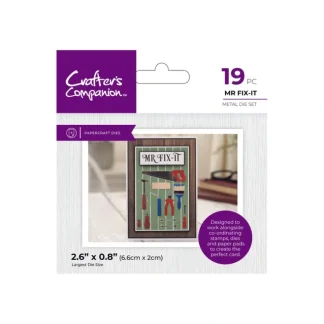 Crafter's Companion Modern Man Metal Die - Mr Fix It - Little Painter Art | Exploring the Endless Possibilities of Art Shop