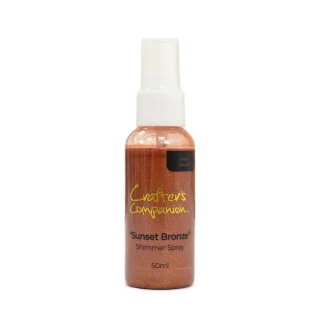 Crafter's Companion Shimmer Spray - Sunset Bronze - Little Painter Art | Exploring the Endless Possibilities of Art Fashion