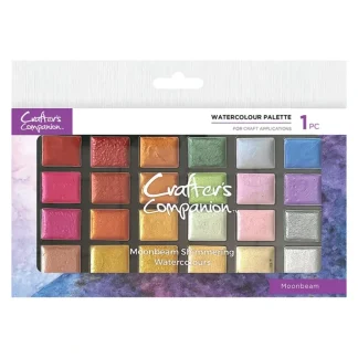 Crafter's Companion Shimmer Watercolour Palette - Moonbeam - Little Painter Art | Exploring the Endless Possibilities of Art Online