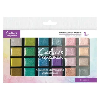 Crafter's Companion Shimmer Watercolour Palette - Sunbeam - Little Painter Art | Exploring the Endless Possibilities of Art Cheap