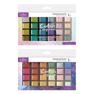 Crafter's Companion Shimmer Watercolour Palette Collection - Little Painter Art | Exploring the Endless Possibilities of Art Best